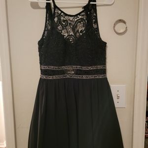 Black evening dress
